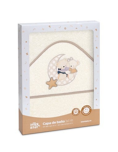 CAPA DE BAÑO Y GORRO LOVELY BEAR INTERBABY