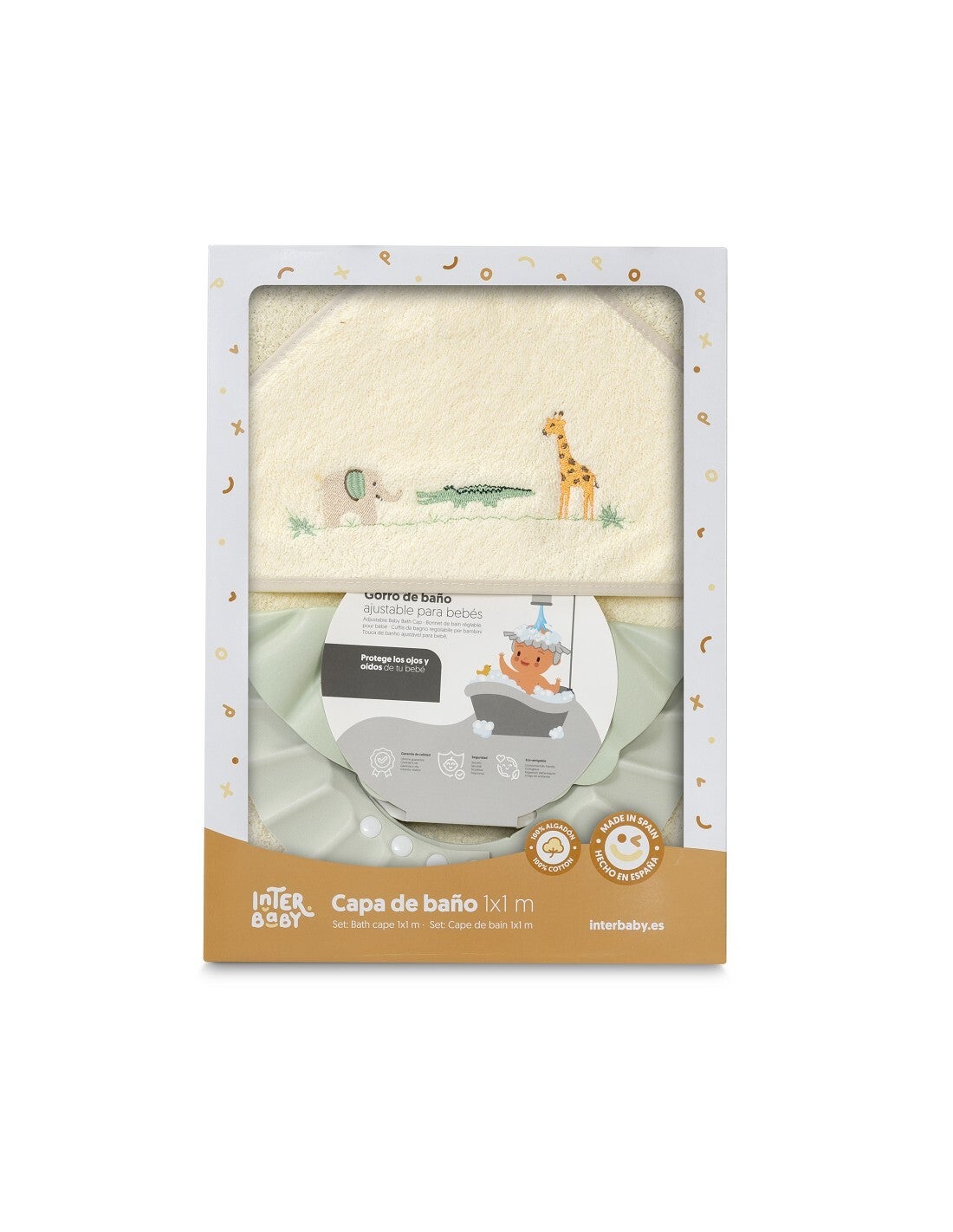 CAPA DE BAÑO Y GORRO SAVANNA INTERBABY