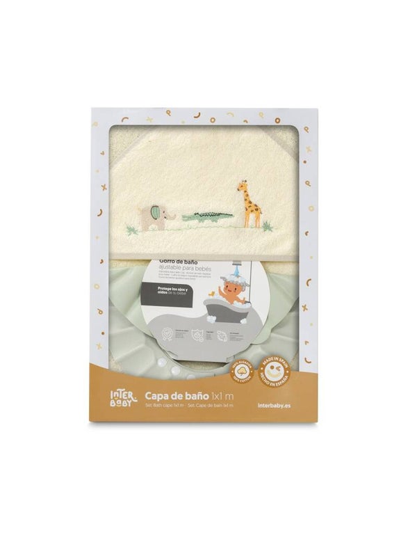 CAPA DE BAÑO Y GORRO SAVANNA INTERBABY
