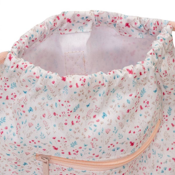 MOCHILA SACO INFANTIL PETALOS INTERBABY