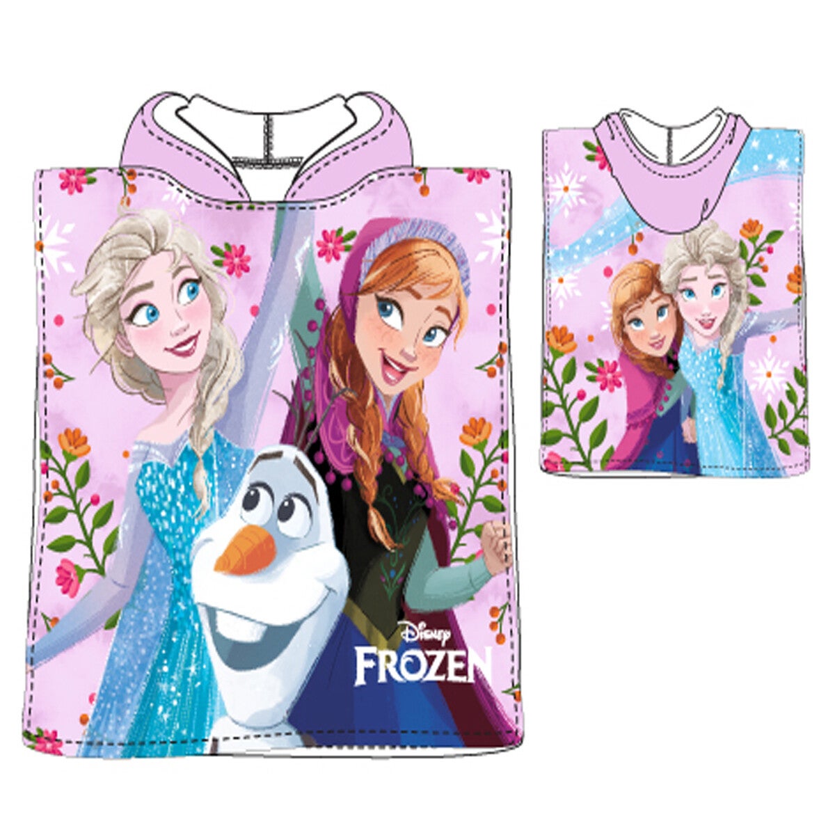 PONCHO INFANTIL DE FROZEN DISNEY SUNCITY (55X110)