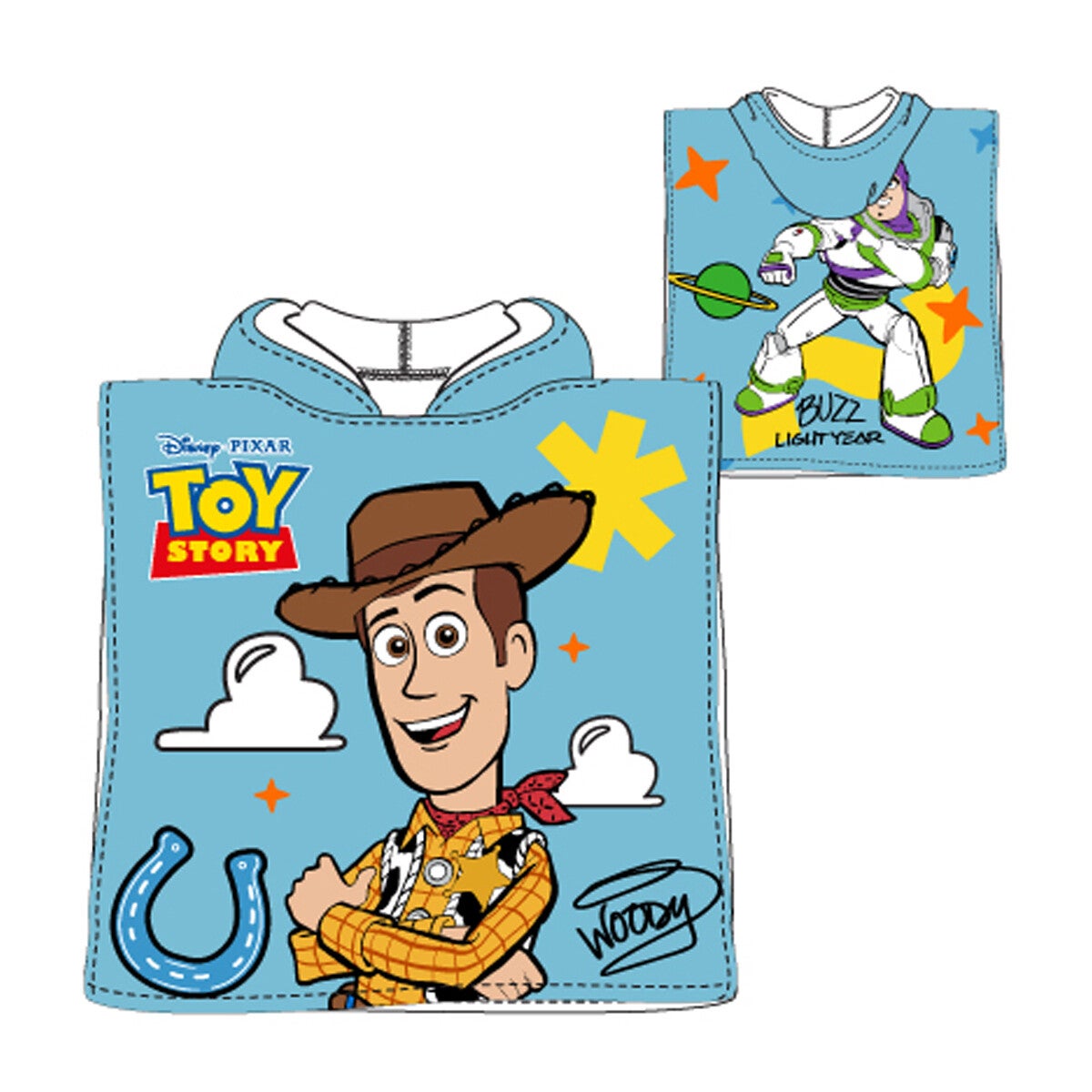 PONCHO INFANTIL DE TOY STORY. SUNCITY (55X110)