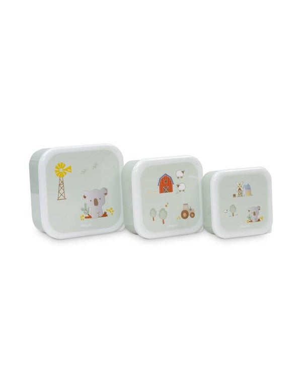 PACK ALIMENTACION 3 TUPPERS KOALA GRANJA INTERBABY