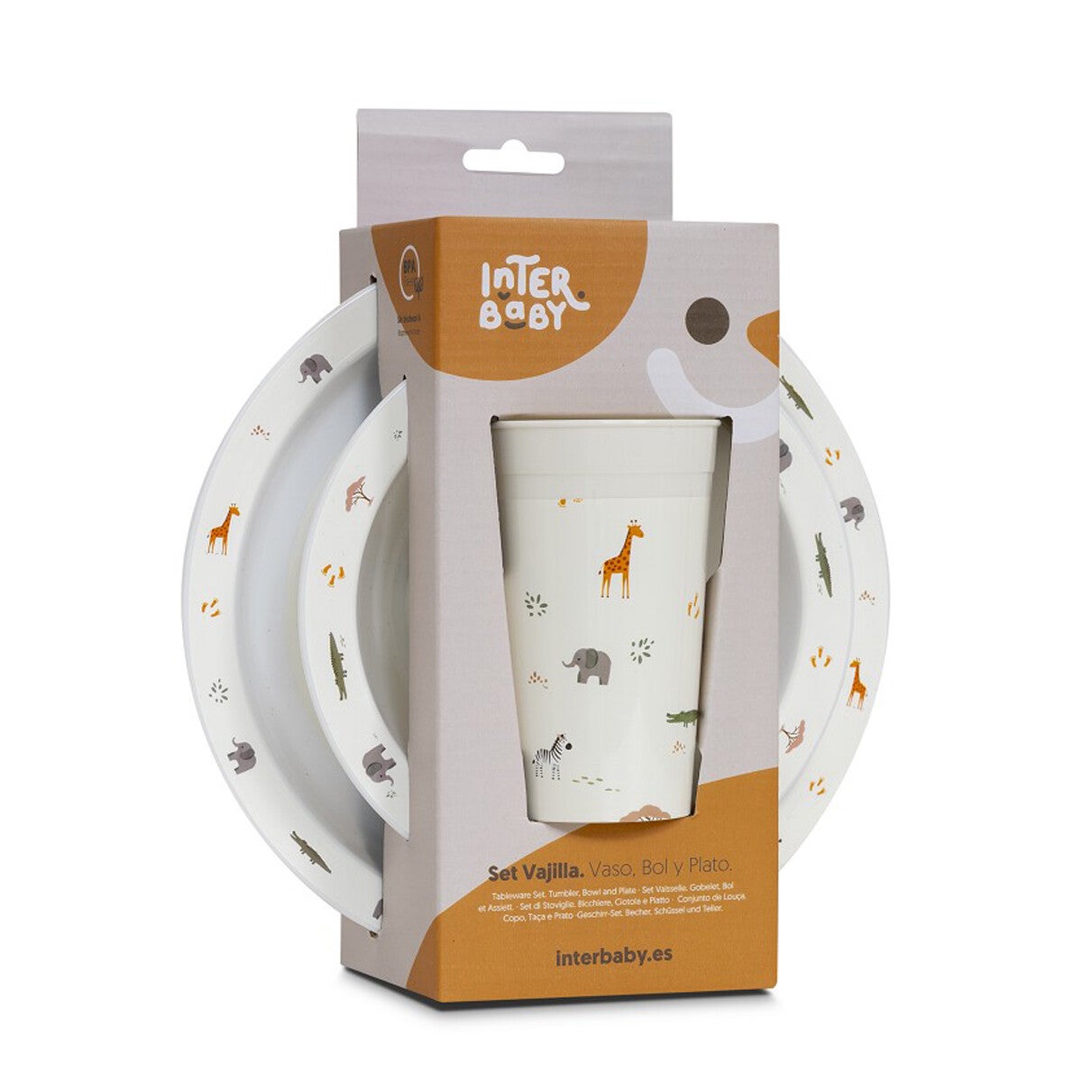 SET DE VAJILLA 3 PIEZAS MODELO SAVANNA BEIG