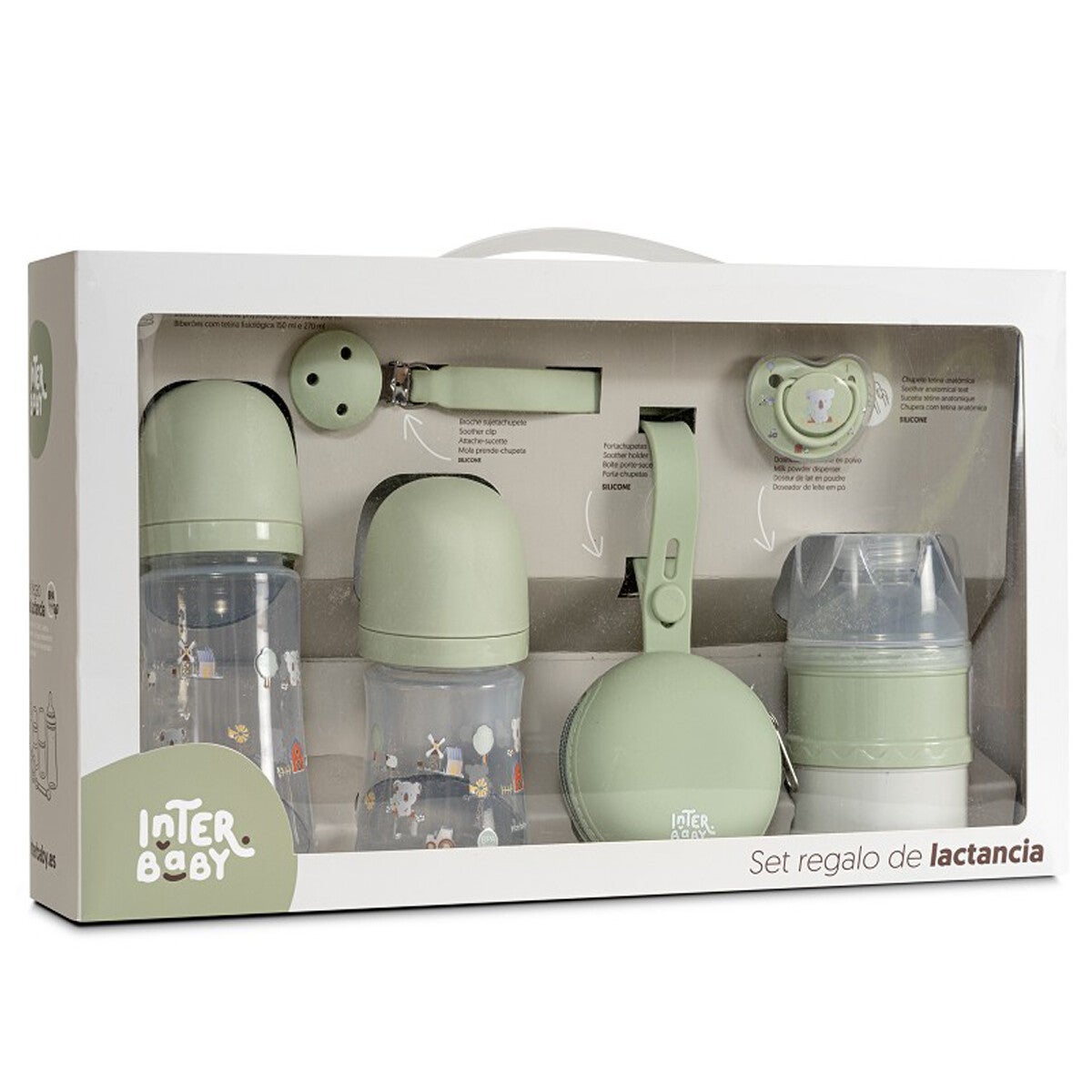 SET REGALO PARA BEBE 6 PIEZAS KOALA INTERBABY