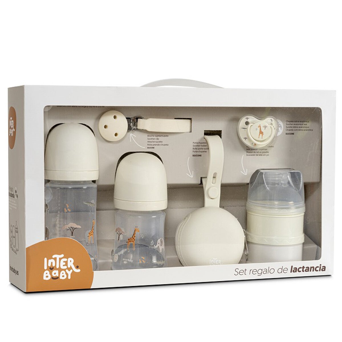 SET REGALO PARA BEBE 6 PIEZAS SAVANNA INTERBABY
