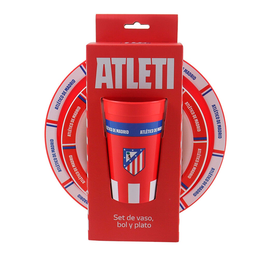 SET  DE VAJILLA ATLETICO DE MADRID