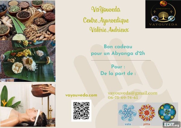 Bon cadeau ABHYANGA de 2H