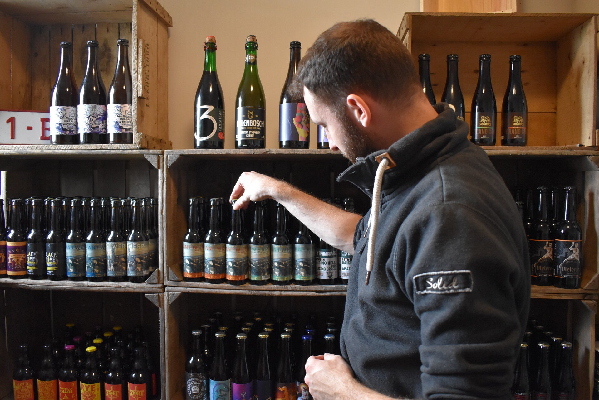 Oprichter van Bierbarrels speciaalzaak voor Belgische Barrel Aged bieren in Herzele