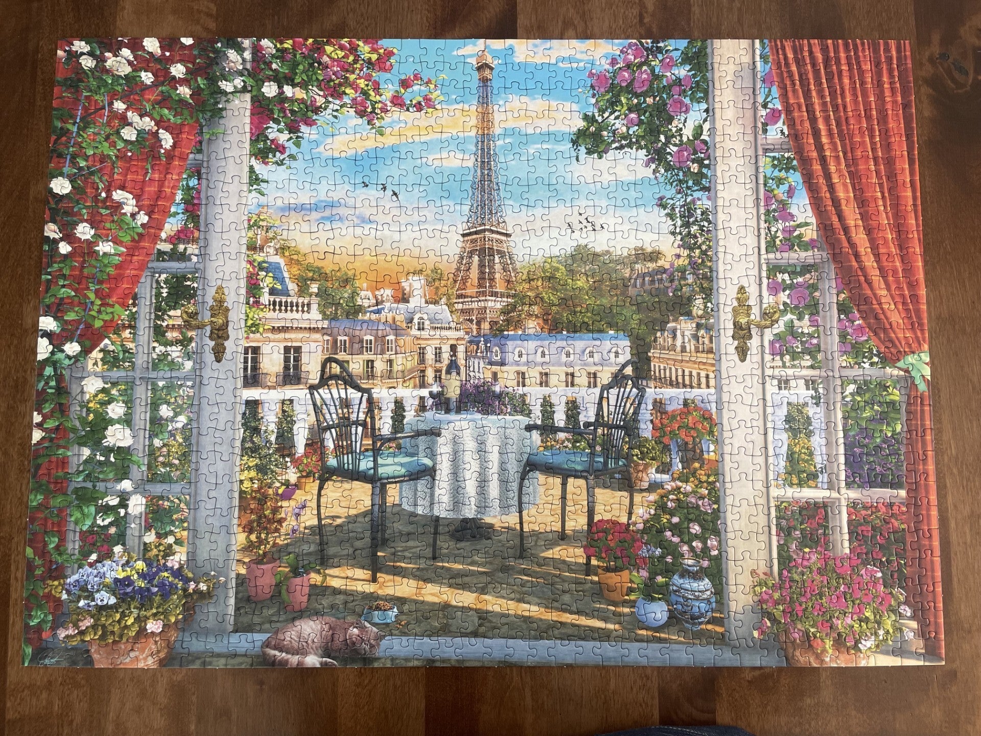 casse tête avec scène de paris