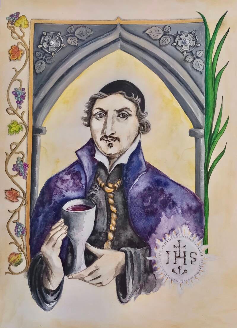 Painting of Blessed Peter Wright