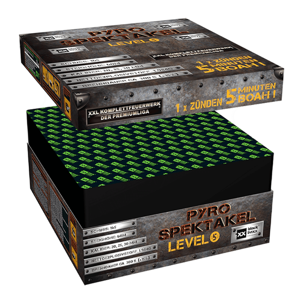 Pyro-Spektakel Level 5 165 Schuss, 300 sek