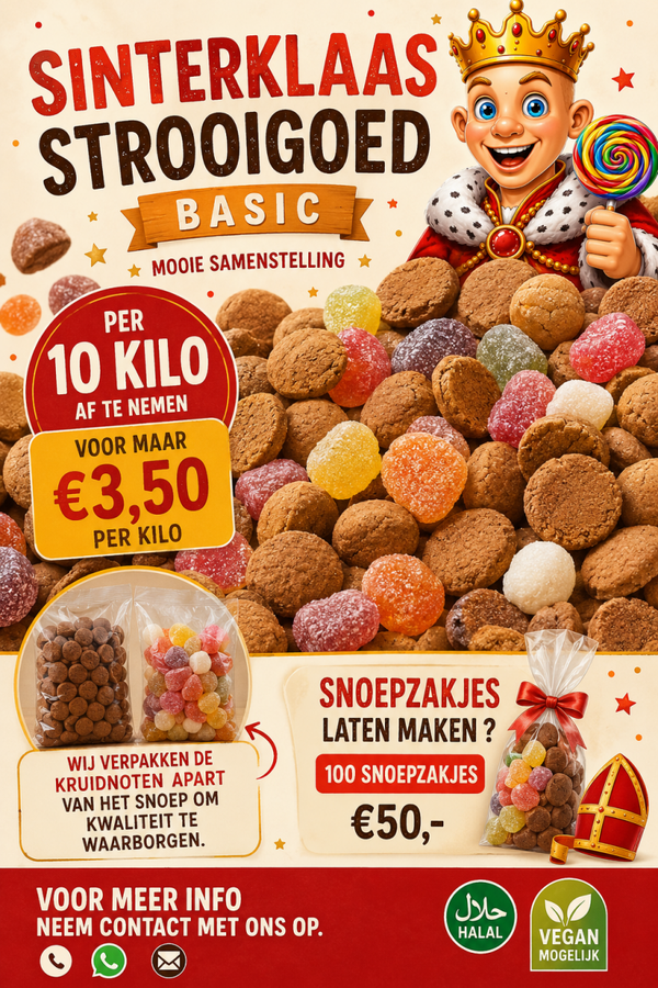 Sinterklaas strooigoed Basic 10kg