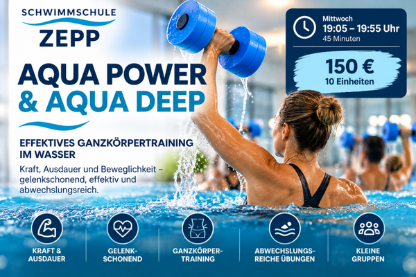 Aqua POWER / Deep | Mi. 19:10 Uhr | Casana Spa