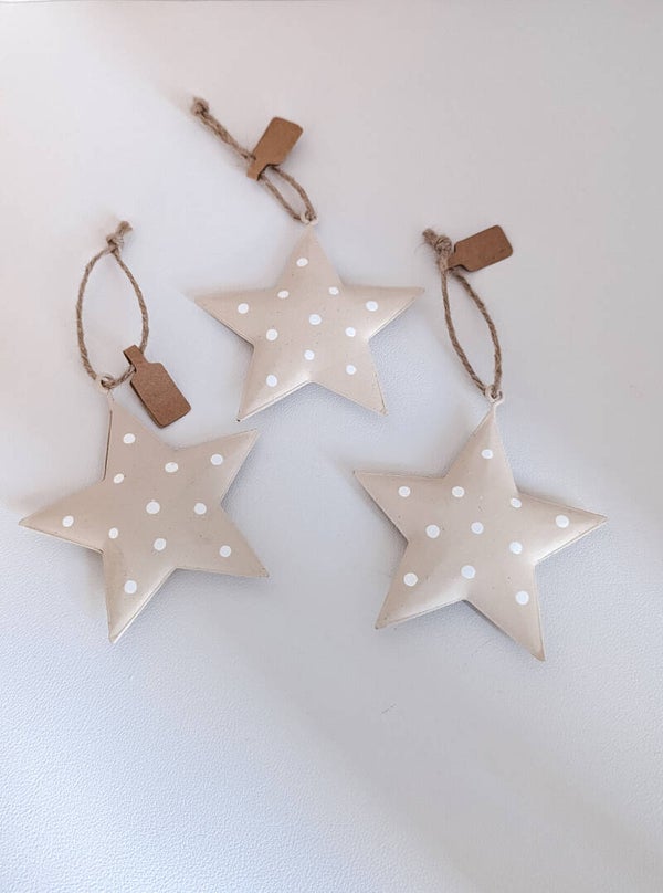 Baumschmuck Sterne " Punkte"