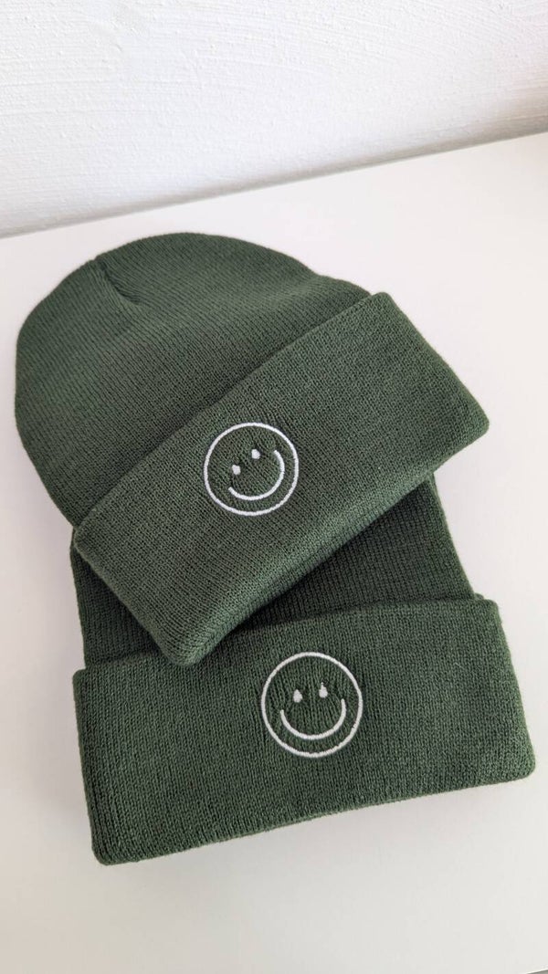 Mütze khaki Smiley