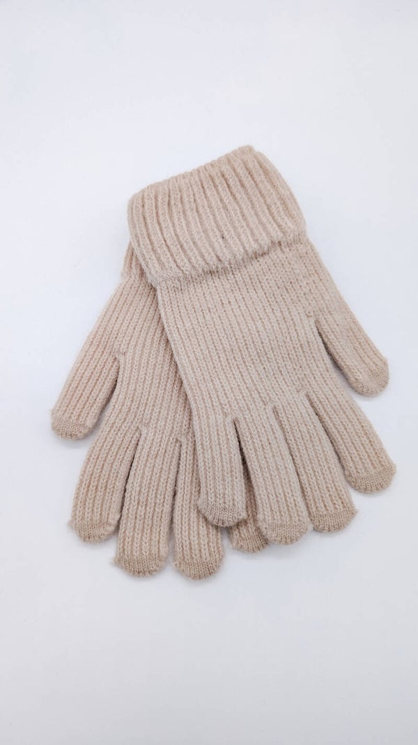 Handschuhe hellbeige