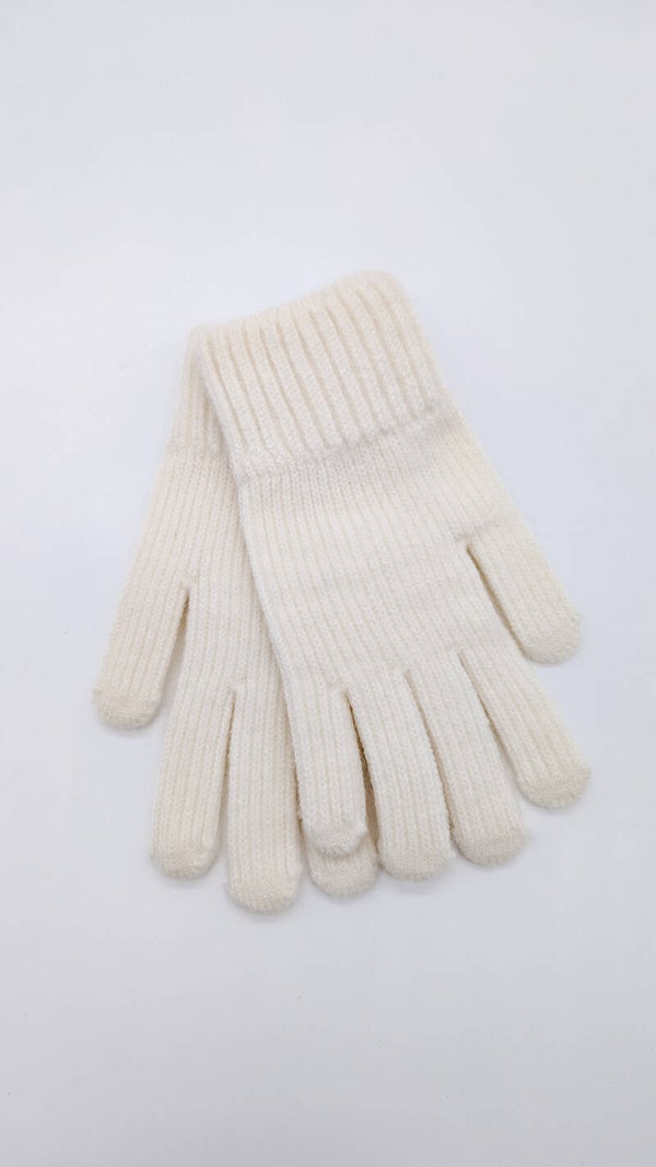 Handschuhe cremeweiß
