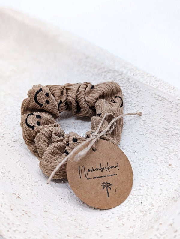 Haarband Smiley "beige"