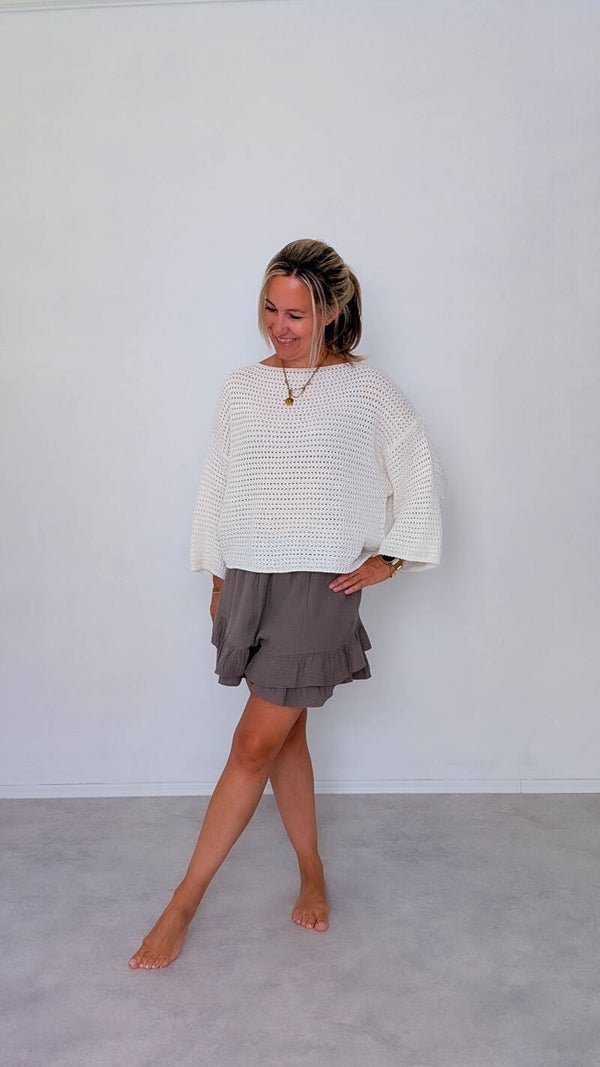 Hosenrock mit Volants | 100 % Baumwolle | OneSize