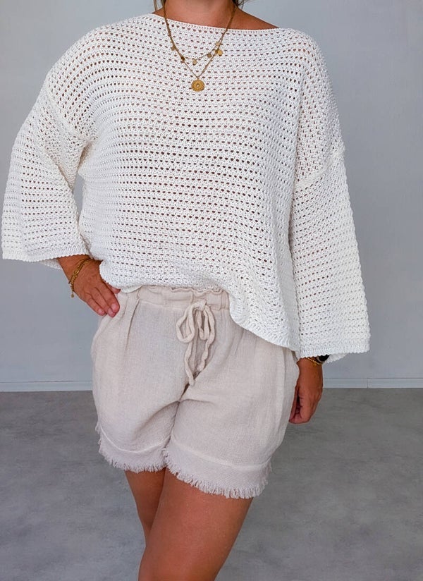 Short beige