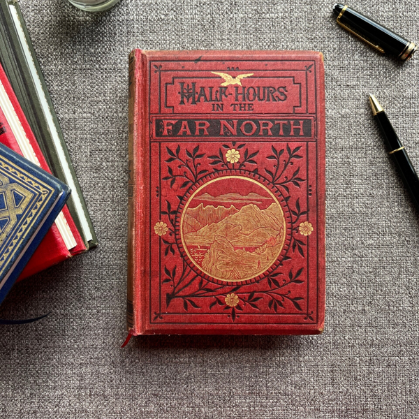 Half Hours in the Far North - Antique secret notebook