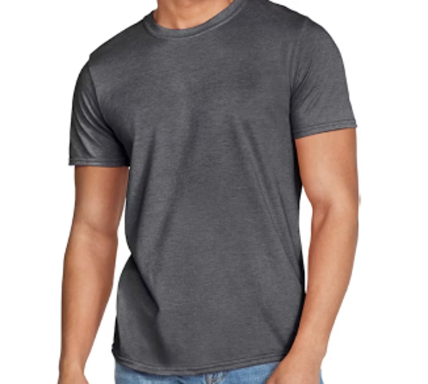 Gildan Light Cotton-Heather Dark Gray