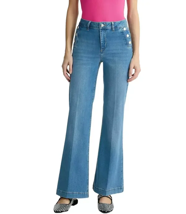 Liu Jo Women’s Blue Plain Jeans – Spring/Summer Stylish Fit