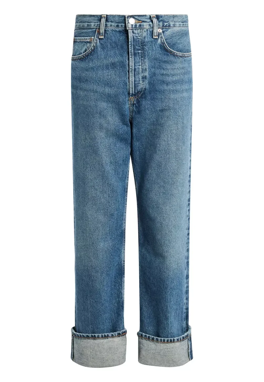 AGOLDE Fran Jeans High-Waisted Straight Fit Denim for Women