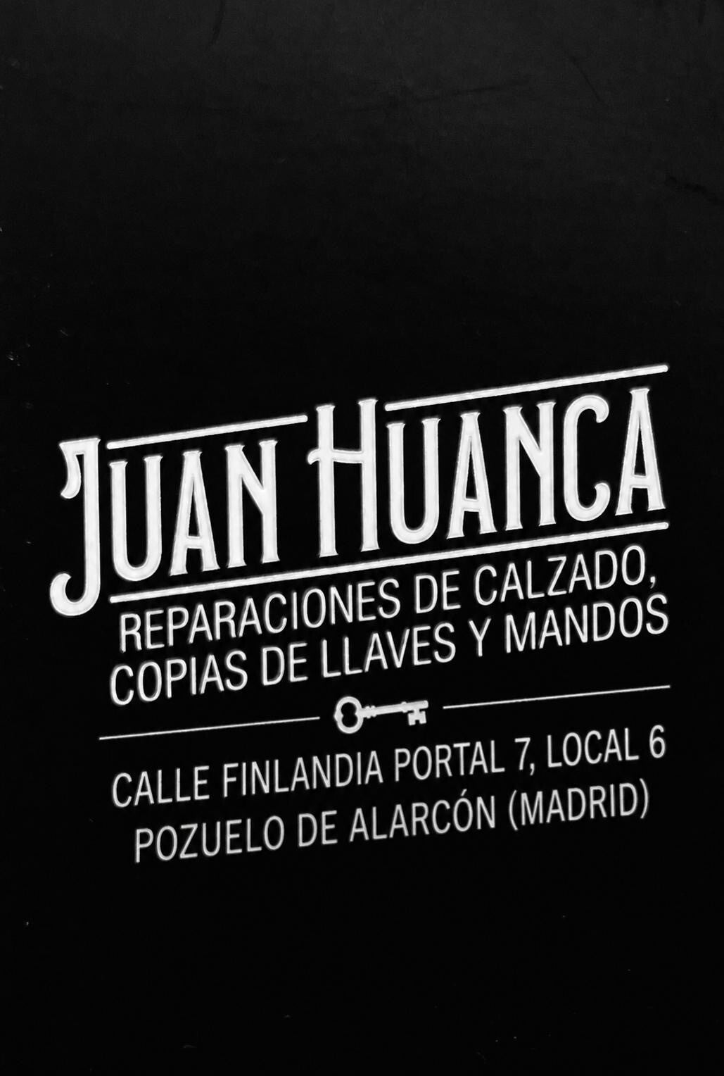 Juan Huanca calzado