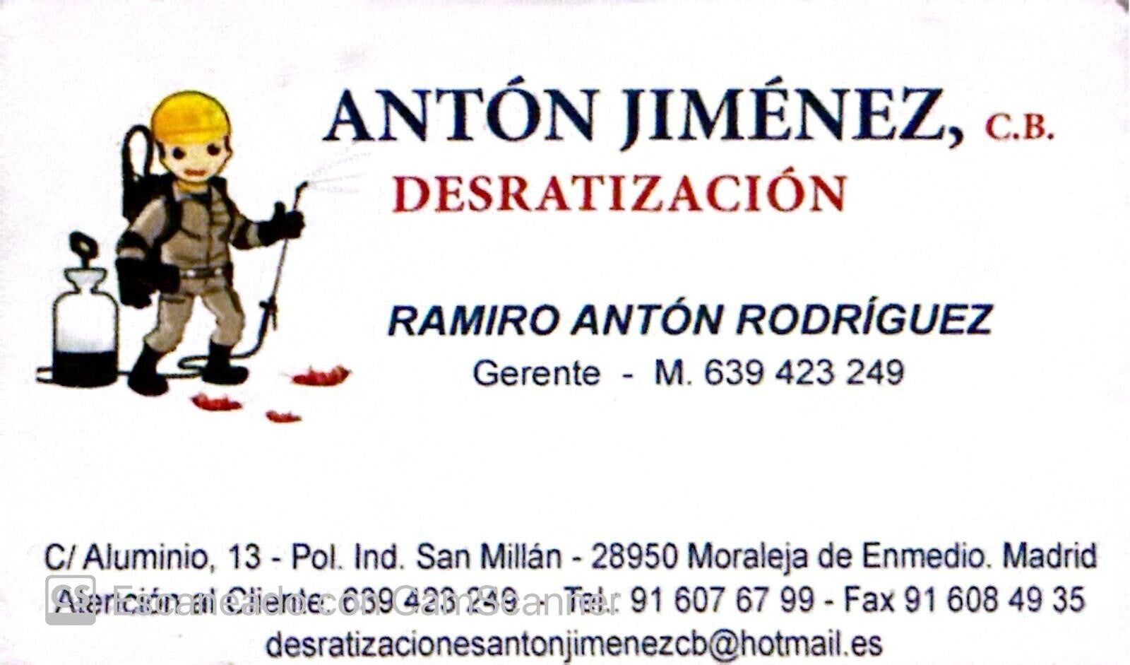 antón jimenez desratización