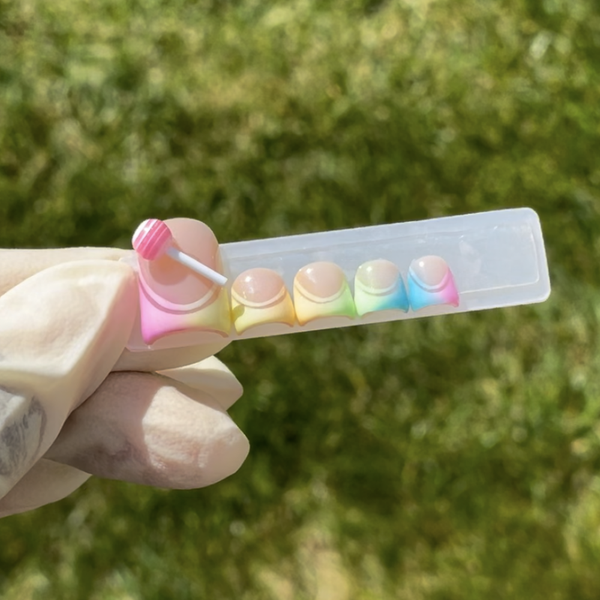 Rainbow Lollipop Toe Set