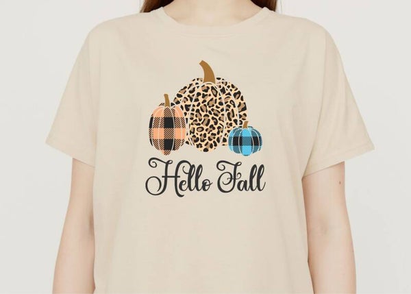 Hello Fall- Fall tee