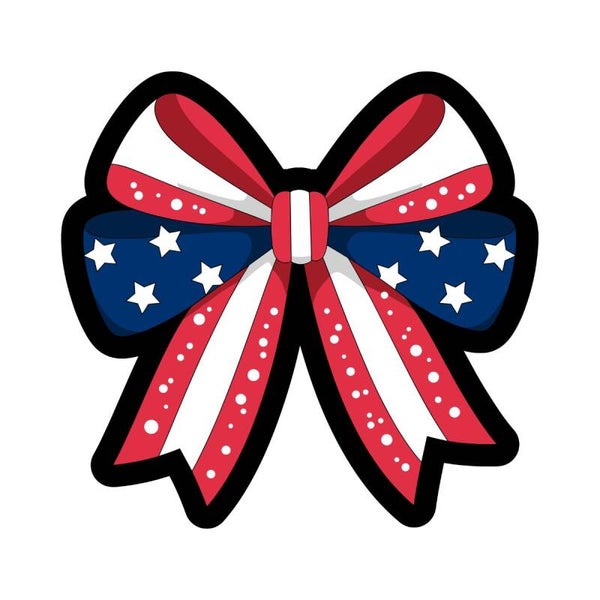 4th of July bow STL file