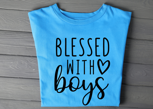 Blessed with Boys- tee