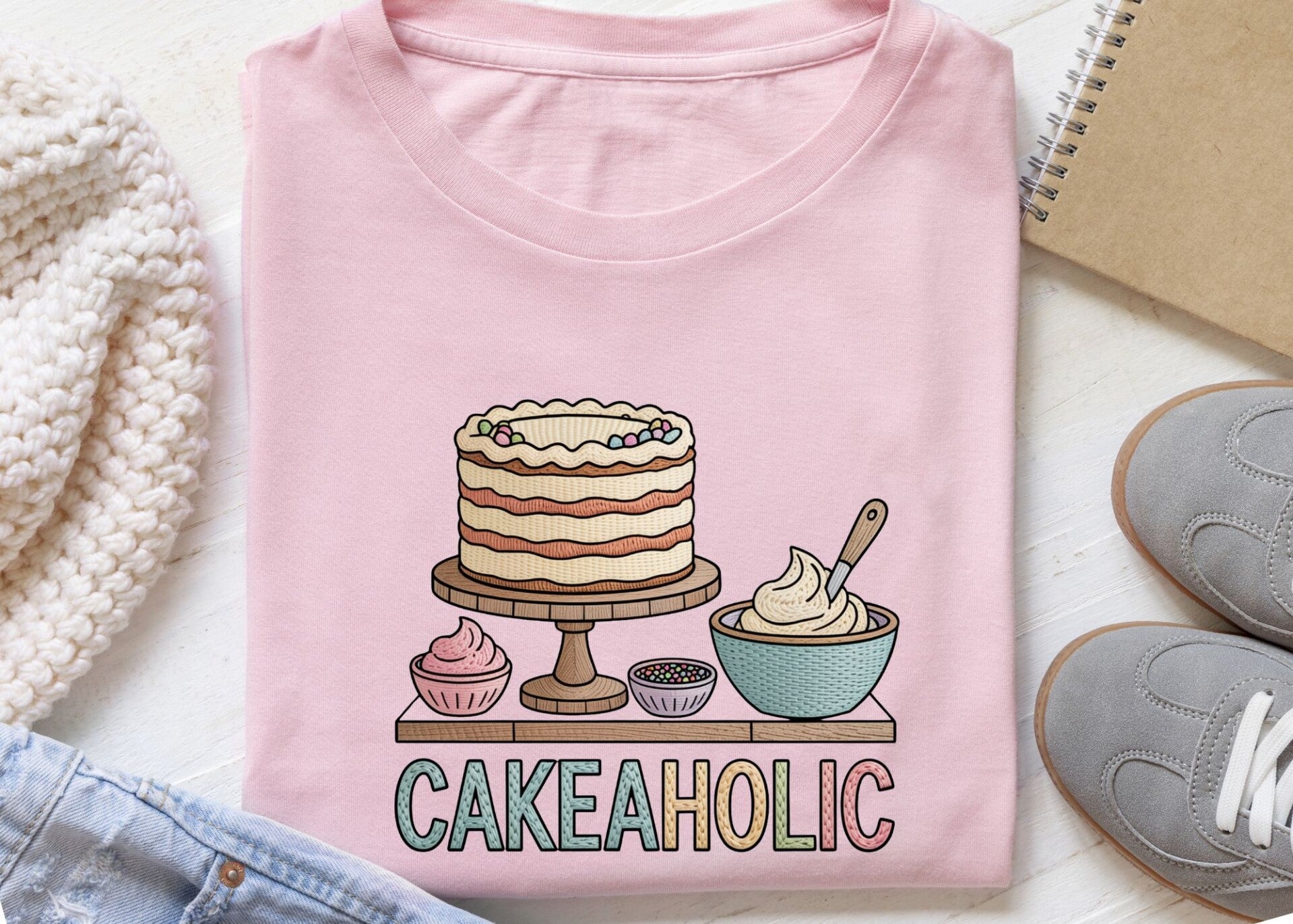 Cakeaholic tee