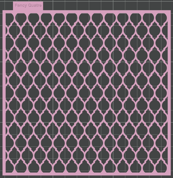 Fancy Quatre Pattern (STL file)