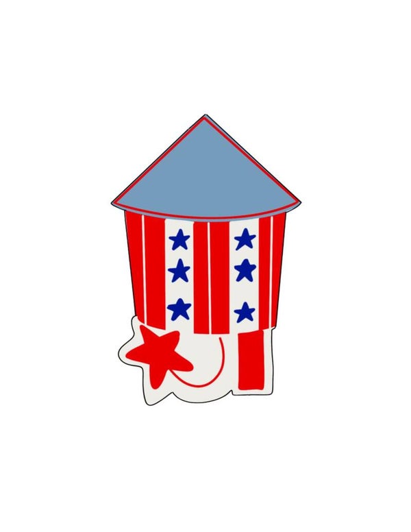 4th of July firecracker 2 STL file