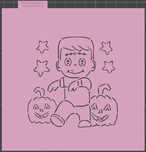 Frankenstein Pumpkins (Printed)