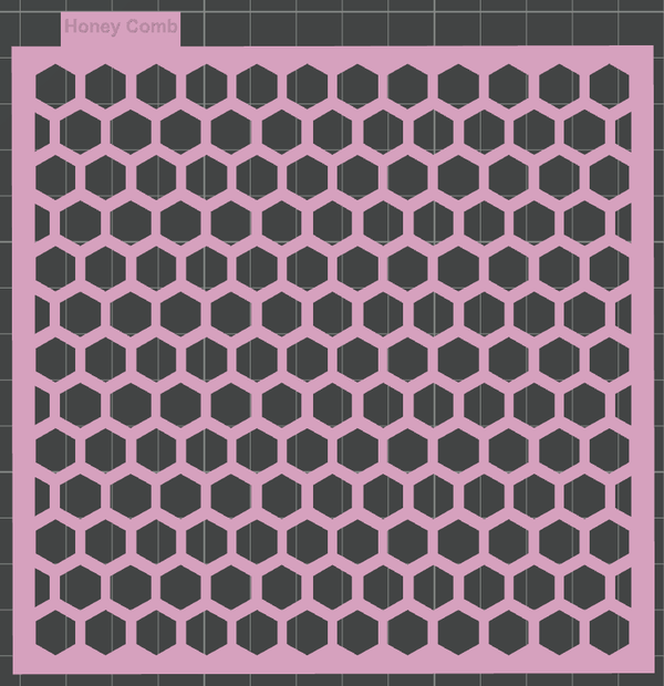 Honey Comb Pattern (Printed)