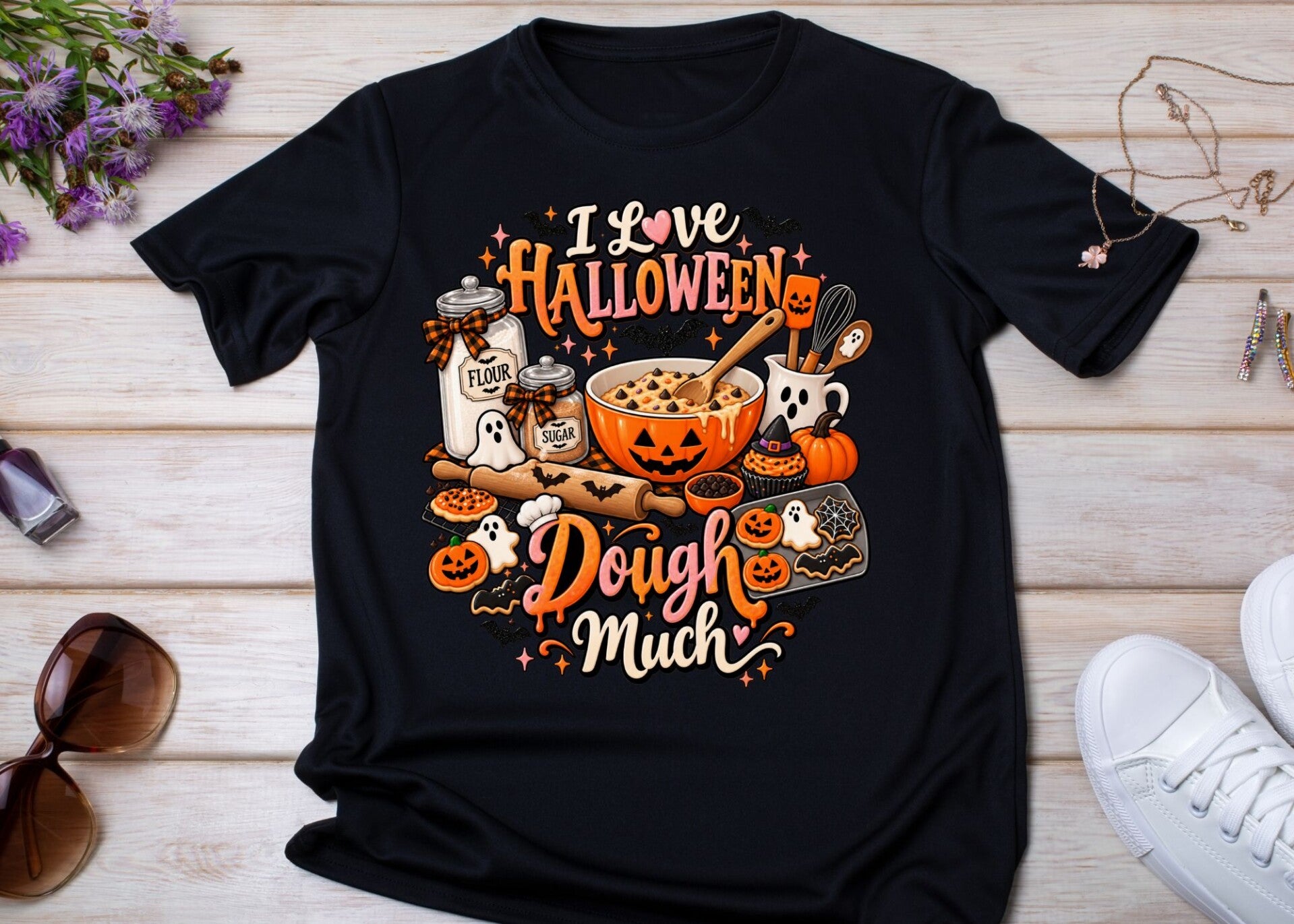 I Love Halloween Baking Halloween tee