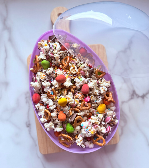 Harper & Mackenzie's Easter Popcorn Crack