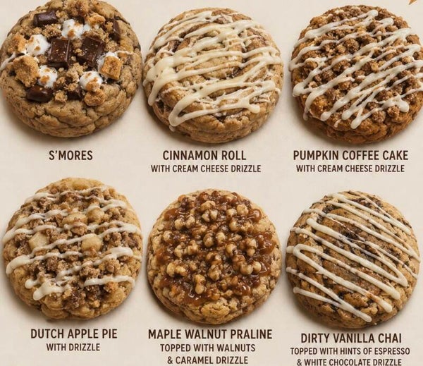 1 Dozen Jumbo Cookies (FALL FLAVORS)