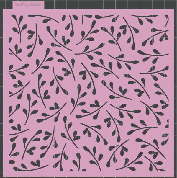 Leaf/Greenery Pattern (STL file)