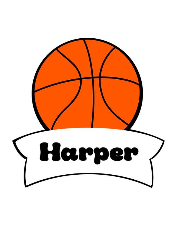 Basketball, Soccer, Softball Personalized (printed)