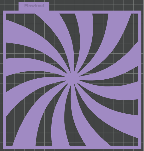 Pinwheel Pattern (STL file)