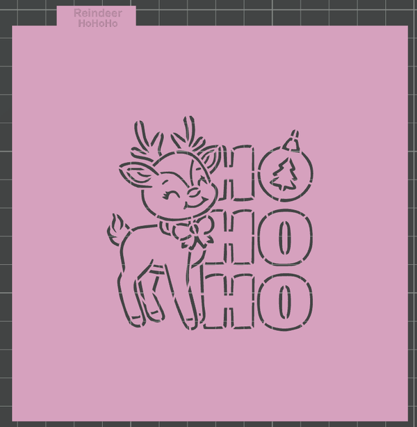 Reindeer HoHoHo PYO (STL file)