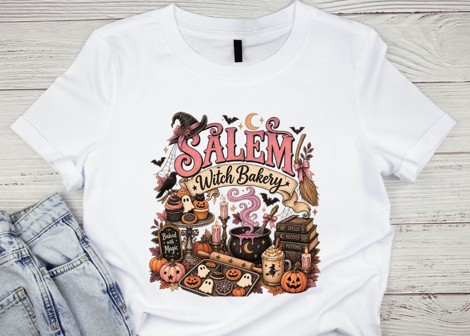 Salem Bakery Halloween tee