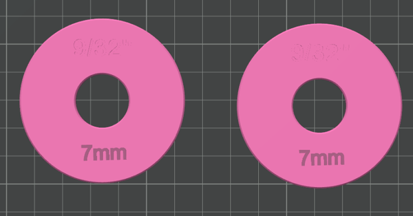7mm / 9/32 guided ring