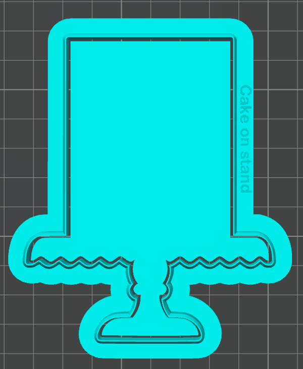 Cake on Stand STL file